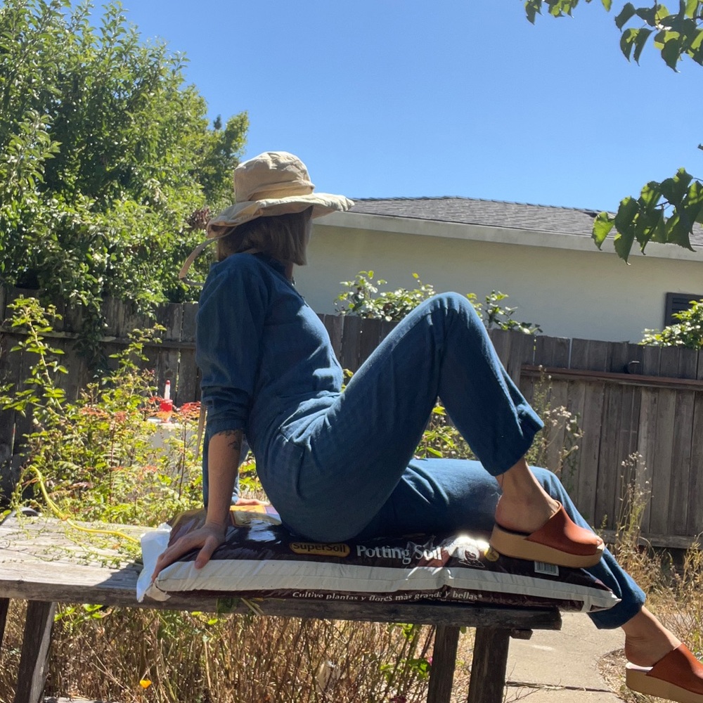 Vintage French workwear jumper